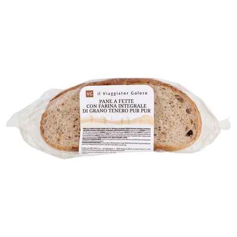 Pane a Fette con Farina Integrale di Grano Tenero Pur Pur Il Viaggiator Goloso